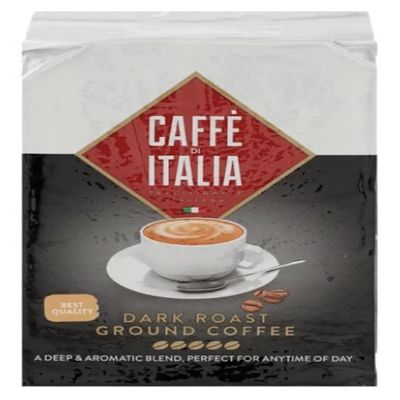 Caffe Di Italia Dark Roast Ground Coffee 200g, Full-Bodied