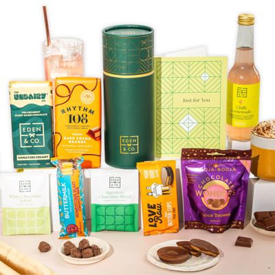 Gluten Free Hamper Gift Box with Truffles & Hot Chocolate Set, Gift Hamper For Her, Just Because by EDEN & CO