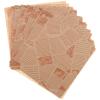 CLISPEED 100pcs Stylish Oil Proof Food Wrapping Paper for Fried Chicken and Candies Waterproof and Tear Resistant Baking Paper for Family Gatherings and Parties 25x25cm Assorted Style view 1