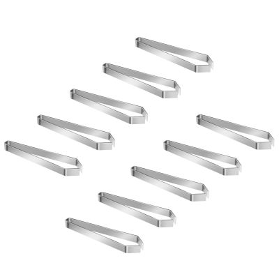 10PCS Professional Stainless Steel Tweezers Ergonomic Grip for Hair Plucking and Fish Deboning Culinarys Applications Kitchen Tool