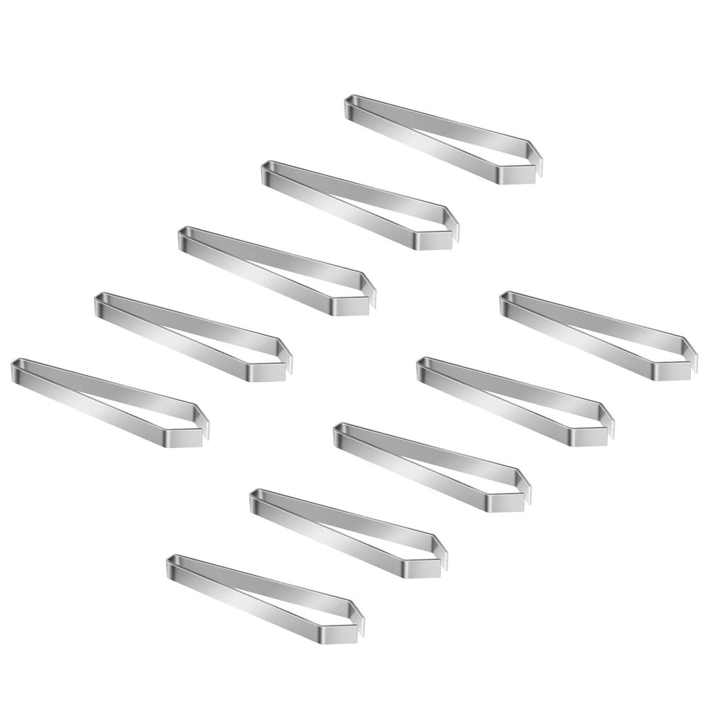 10PCS Professional Stainless Steel Tweezers Ergonomic Grip for Hair Plucking and Fish Deboning Culinarys Applications Kitchen Tool
