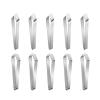 10PCS Professional Stainless Steel Tweezers Ergonomic Grip for Hair Plucking and Fish Deboning Culinarys Applications Kitchen Tool view 4