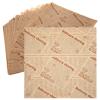 GALPADA 100pcs Oilproof and Waterproof Food Packing Paper Wraps, 25x25cm Stylish Sandwich and Fried Chicken Wrapping Paper for Baking and Packaging Food Assorted Style view 1