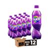 Fanta Original Fruit Flavoured Sparkling Fizzy Soft Variety Drinks, Cans Bottles | Orange, Lemon, Fruit Twist, Pineapple & More | Regular & 0 Sugar | (Bottles 500ml 12 pack, Grape PM 1.40) view 2