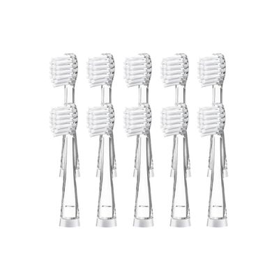10PCS Replacement Toothbrush Heads Soft Bristle Replaceable Brush HeadsCompatible For Seago SG977/EK6/EK7/SG513 Electric(Smaller)