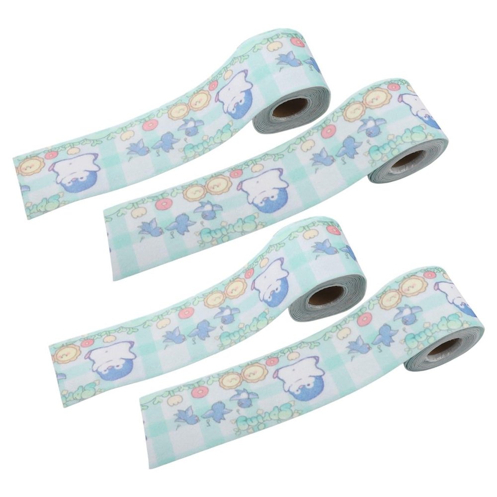 EaseSunny Anti-Condensation Strips 2.8M Roll, Washable Moisture Absorber for Glass, Bathroom, Sink Countertops, Reusable Water Removal Tape with Cute Patterns