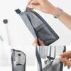 2Pcs Standing Toiletry Bag,Portable Lightweight Travel Toothbrush Storage Pouch Stand Up Organizers,Waterproof Toiletry Organizers with Toothbrush Holder,Travelbag for Vacation Holiday Road Trip view 3