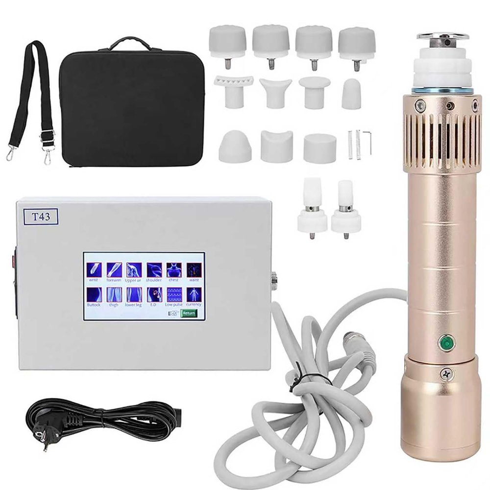 COYEUX Shock Wave Therapy Machine, Focused Shockwave Therapy Device, with 14 Probes, Set Energy Level 5-250MJ, Set Frequency 1-16HZ, for Home and Physical Therapy Shops