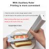 Edible Printer for Food, Handheld Printing Device with Auxiliary Ruler, Maximum Print Size 2.6 x 20cm, Adds Creative Designs to Bread, Coffee, Tableware view 2