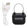 BildeeMait USB Rechargeable Time Lock with Adjustable Countdown up to 99 Hours, Multifunctional ABS and Steel Wire Padlock for Habit Control and Restriction Devices, Black view 1