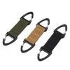 GOOHOCHY 3pcs Extension Hook Black Nylon Ear Hook Strap Buckle for Backpack Hanging for Strap Extender view 1
