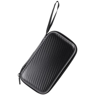 TEMPNAP Portable Shockproof and Scratch-resistant Eva Protective Case for Thermometer Storage Bag with Classic Zipper Design in Black, for Travel and Everyday Use