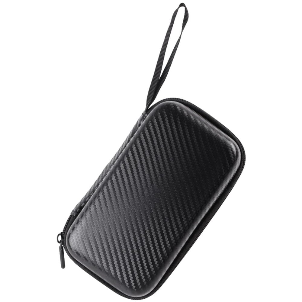 TEMPNAP Portable Shockproof and Scratch-resistant Eva Protective Case for Thermometer Storage Bag with Classic Zipper Design in Black, for Travel and Everyday Use
