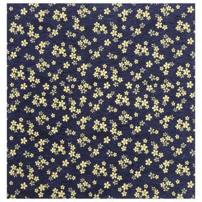 EXAOMBLE Japanese Style Wrapping Cloth for Lunch Box with Beautiful Patterns, Blue Fabric Handkerchief Made of Cloth, Easy to Wash and Long Time Use, for Outdoor Meals Or Wrapping