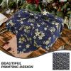 EXAOMBLE Japanese Style Wrapping Cloth for Lunch Box with Beautiful Patterns, Blue Fabric Handkerchief Made of Cloth, Easy to Wash and Long Time Use, for Outdoor Meals Or Wrapping view 3