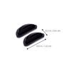 GALPADA 20 Pairs of Black Silicone Nose Pads for Glasses, Soft Non-Slip Eyeglasses Nose Pads with Height Increase Feature, Suitable for Flat Optical Frames view 2