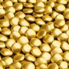 Italian Options Luxury Dark Chocolate Button Dragees, Sugar Shell Mini Chocolates, Wedding Favours for Guests, Baby Showers, Christenings, Valentines, Gifts, and Party Bags, Retro Sweets, 1 Kg, Gold view 1