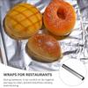 KICHOUSE 4 Rolls Aluminum Foil Sheet Kitchen Wrap 30cm X for Barbecue and Baking Silver Aluminium Foil Prevents Food Sticking Controls Oil for Food Trucks and Delis view 3