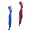 TOKIDNY 2pcs Denture Brushes Denture Toothbrush Double Sided Travel Cleaning Care Tool for Braces Toothbrushes view 1