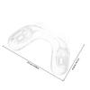 ADOCARN 2pcs U Shaped Silicone Eyeglass Nose Pads with Integrated Saddles Design and Young Wearers, Resistant to Deformation and Sturdy Nose Cushions for Eyewear view 2
