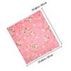 Kichvoe 2pcs Japanese-style Fabric Bento Lunch Wrapping Cloths with Floral Pattern, Easy to Dry and Sturdy Meal Packing Cloths for Personal Home and Lunch Box Use view 2