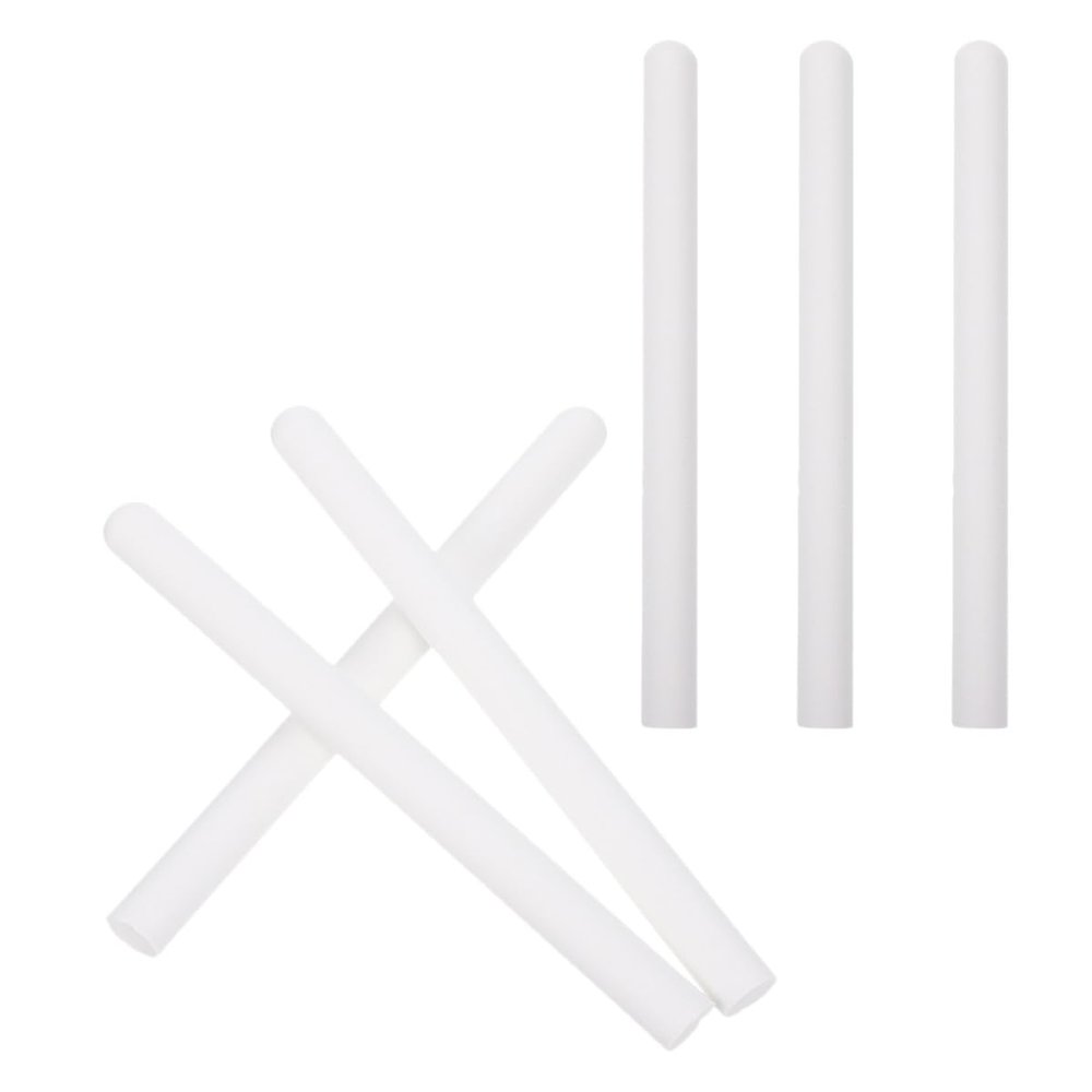 ASAKKURA 6pcs Diatomite Moisture Absorbing Sticks for Home and Bathroom Use, White Drying Rods for Laundry, and Collectibles with Fragile Moisture Control Feature
