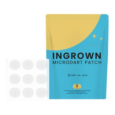 Ingrown Hair Patch, 9PCS Gentle Patches Ingrown Hair Care, Pore Unclogging Stickers, For Men Women Underarms Legs Arms Beard Area Daily Overnight Home Salon