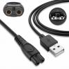 5V Cable Fit for Philips One Blade Charger, Electric Shaver Charger Cord for QP2724,QP2824,QP2734,QP2834,QP1924,MG5910,MG9520,S7885,S7887,S5884,X3001,X5004,X5012,BG7485 Durable Lightweight Portable