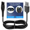 5V Cable Fit for Philips One Blade Charger, Electric Shaver Charger Cord for QP2724,QP2824,QP2734,QP2834,QP1924,MG5910,MG9520,S7885,S7887,S5884,X3001,X5004,X5012,BG7485 Durable Lightweight Portable view 4