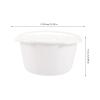 BATHVEVE Portable Urine Pot with Lid for Patients and Handicapped, Made of Sturdy Pp Material, Convenient to Carry, Suitable for Shower Commode Chairs and Bathroom Use, White Bedside Urinal view 2