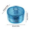 Denture Bath Case - Portable Soaking Container | Tooth Storage Box with Leak Proof Lid for Cleaning Rinsing Slim Compact Design with Secure Closure for Travel Bathroom Daily Use view 2