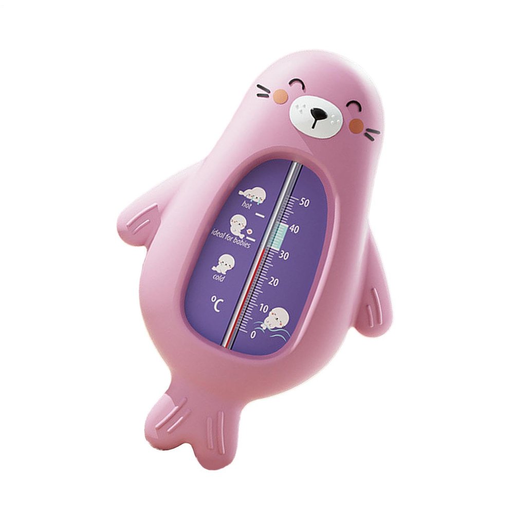 babyBath Temperature Toy - Floating Thermometer Gauge, Bathing Accessory, Cartoon Animal Shape | Accurate Water Measurement Device, Safe Monitor, Lightweight Design for Bathtub Swimming
