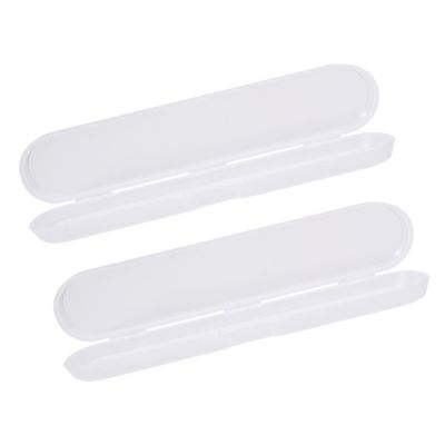 GALPADA 2pcs Small Plastic Thermometer Storage Boxes with Lid, Digital Thermometer Carrying Case for Home Use, Sturdy and Lightweight Temperature Measurement Tool Holder