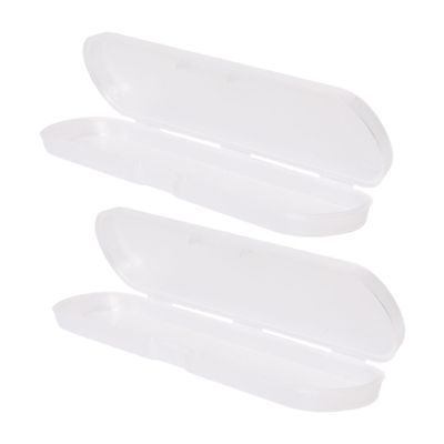 MAGICLULU 2pcs Plastic Thermometer Storage Box Small White Thermometer Travel Case with Good Workmanship for Organizing and Carrying Your Digital
