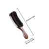Abaodam Portable Beard Brush with Timber Handle for Hair and Beard Grooming Sweeping Broken Hair for Salon view 2