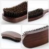 Abaodam Portable Beard Brush with Timber Handle for Hair and Beard Grooming Sweeping Broken Hair for Salon view 4