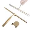 Zanthicia Multifunctional Silicone Cleaning Glass Wiper Effortless Comfortable Handle No More Stains On Bathroom Surfaces Household Silicone Bathroom Mirror Cleaner Wiper view 3