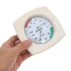 DECHOUS Sauna Room Hygrometer for Steam Room and Sauna with Wooden Structure Design and Easy Installation, Khaki Hanging Temperature and Humidity Gauge view 3