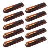 10 Pcs Folding Pocket Comb, Fine Tooth Portable Comb for Men, Hand Made Foldable Travel Comb with Gold Buckle, Compact Beard and Hair Styling Tool for Daily Use view 2