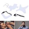 5 Piece Set Beard Shaper ABS Accurate Multifunctional Beard Styling Tool for Hairline Neckline (White) view 2