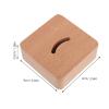 Uonlytech Wooden Shoe Horn Holder Base with Organizer for Entryway and Dressing Space, 3.54X3.54X1.38In Shoe Horn Display Stand view 2
