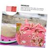 Zerodeko Japanese Style Wrapping Cloth 2Pcs with Traditional Floral Rabbit Pattern for Bento Box Packing and Outdoor Picnic Use, Washable Fabric view 3