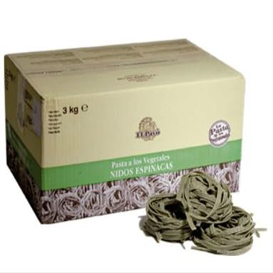 El Pavo Spinach Pasta Nests 3kg Pack
