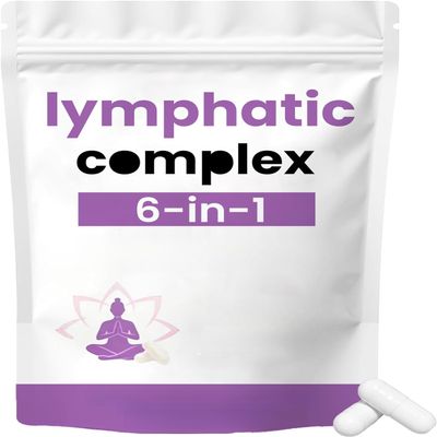 6-in-1 Lymphatic Complex, Eliminate Edema, detoxify the Whole Body, rejuvenate Skin, Non-GMO