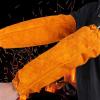 Professional Leather Welding Arm Sleeves Protections for Men and Women Arms Guards for Men and Women Guard view 3