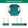 Patient Transfer Blanket for Easy Lifting, Turning Aid for Bedridden Individuals with Safe Belt and Adjustable Leg Pads view 2