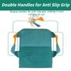 Patient Transfer Blanket for Easy Lifting, Turning Aid for Bedridden Individuals with Safe Belt and Adjustable Leg Pads view 3