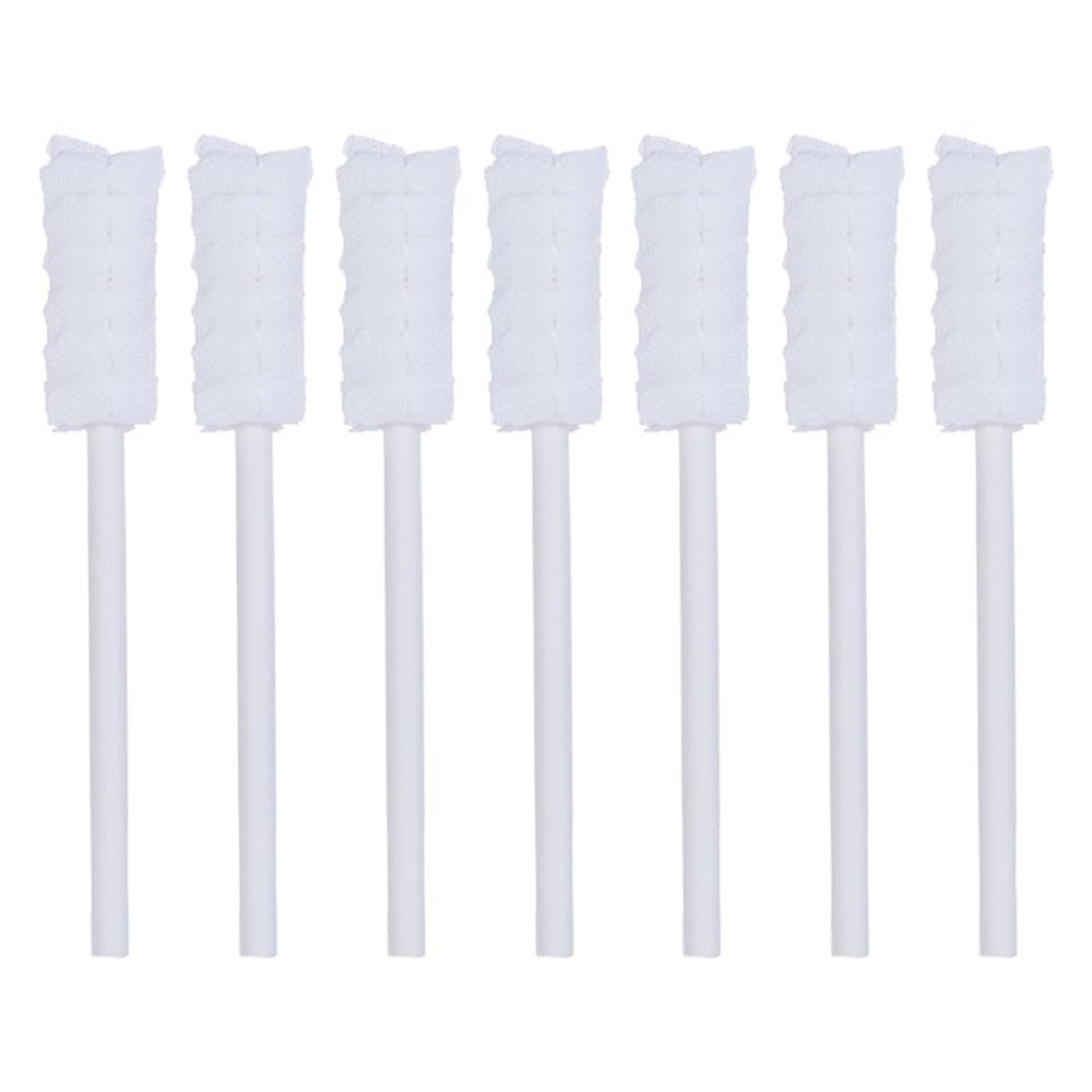 VILLCASE 10pcs White Absorbent Gauze Toothbrush for Newborn Oral Care, Safe and Soft Dental Cleaning Swabs for Mouth Hygiene, Practical and Gentle for Boys