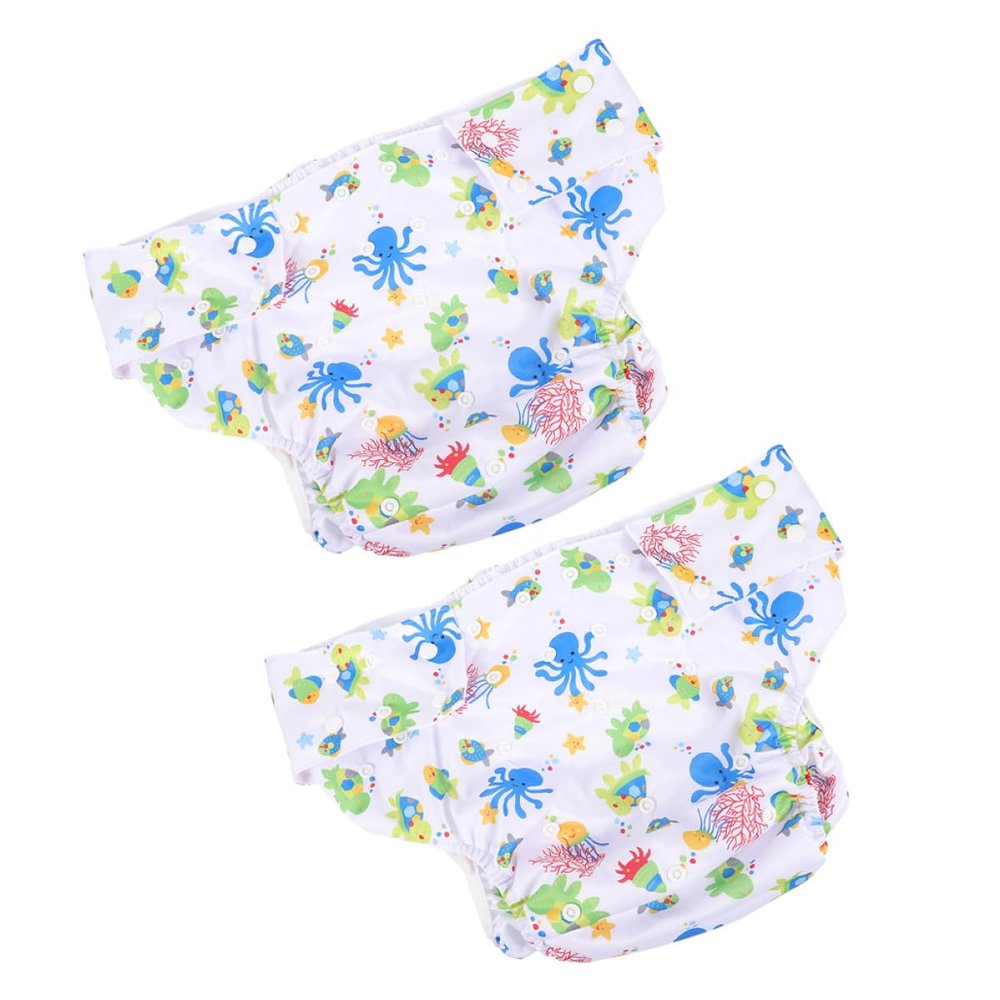 MOBUTOFU 2pcs Mens Pull up Diapers with Adjustable Snap Closure Reusable Cloth Adult Diapers for Elderly and Disabled Individuals Reliable Protection for Daily Use and Adult Care
