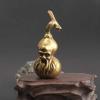 ZXLIHS Chinese style Metal Crafts Brass Gourd tea Pet tea set Ornaments pure Copper land old fairy Hoist Gift view 2